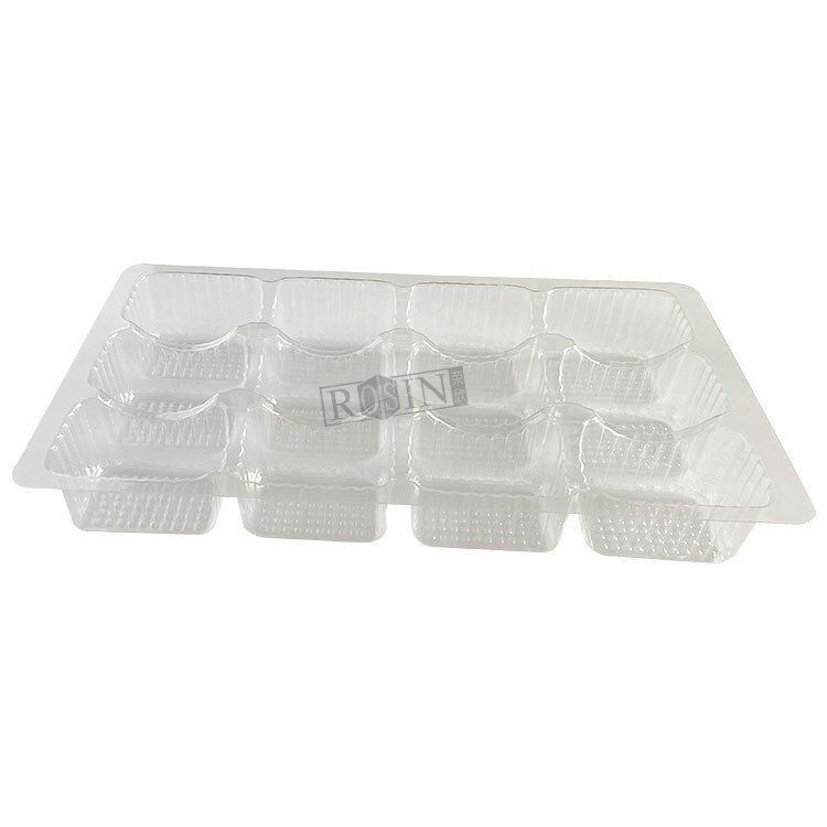 Tek kullanımlık plastik çikolata ambalajı Blister PET çikolata tepsisi Plastik