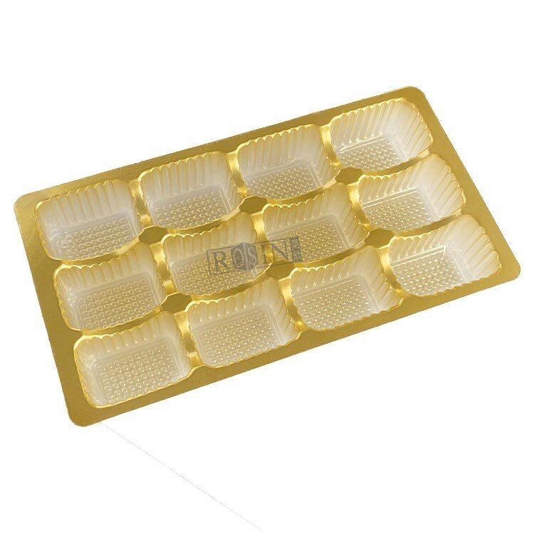 12 Çikolata Plastik Paketi Altın Çikolata Blister Paket Tablosu