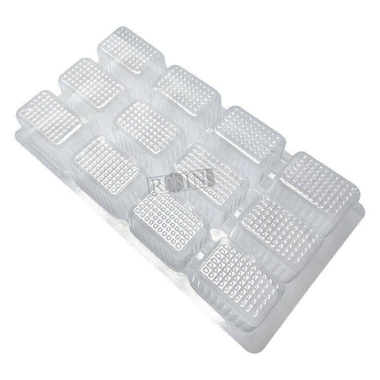 Tek kullanımlık plastik çikolata ambalajı Blister PET çikolata tepsisi Plastik