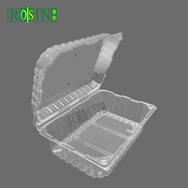 Customized Recycled Heart Shaped Strawberry Gift Golden / Clear Packaging Boxes For Strawberries Plastic Strawberry Tray With Lid