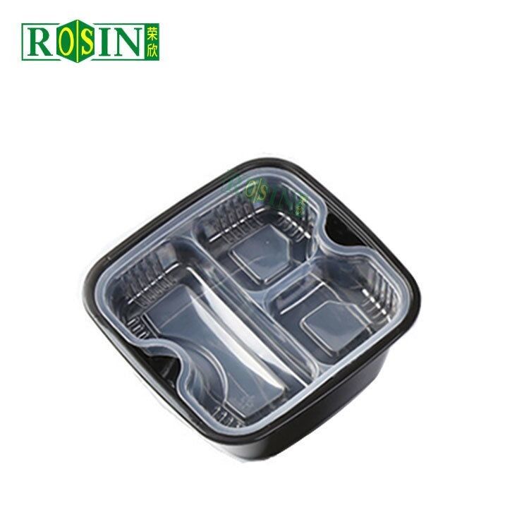 Customized Disposable Meal Prep Containers 2 Layer Snap On Lid For Hot Soup