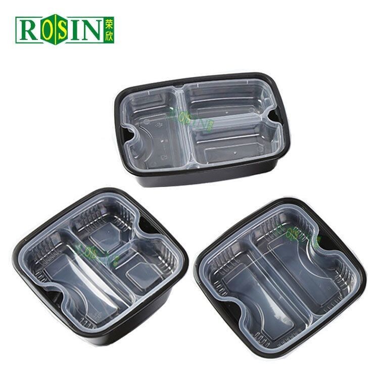 Customized Disposable Meal Prep Containers 2 Layer Snap On Lid For Hot Soup