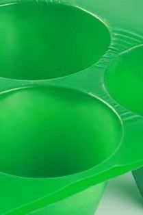 オーダーメイド 48 細胞緑色 PP プラスチック発芽トレイ 丸い 植え 苗木 成長 稲トレイ