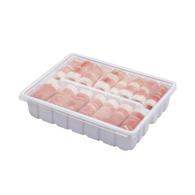 Một lần sử dụng Blister Thức ăn đông lạnh Microwave Safe Freezer Thức ăn với nắp