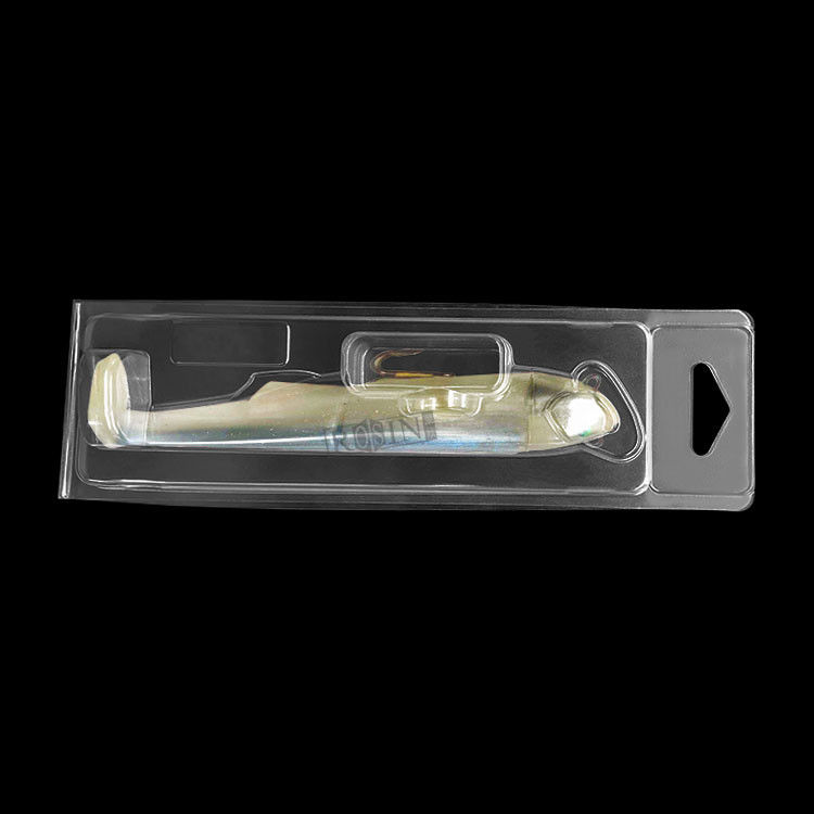 PVC açık Balıkçılık malzemesi ambalajı Blister Clamshell Balıkçılık yemleri ambalaj kutuları