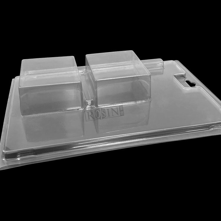 Custom Clear Blister Transparent Food Packaging Blister Box Candy Clamshell Blister With Paper Card