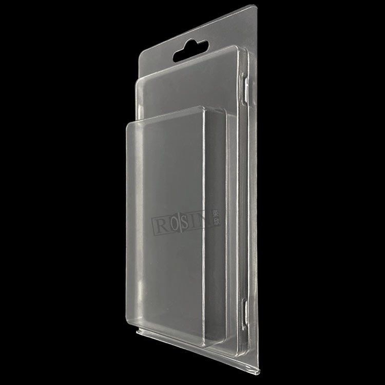 PET PVC Blister Pack Plastic Clamshell Packaging Clear Vacuum Forming Insert Trays Folding Boxes Transparent Rectangle Accept