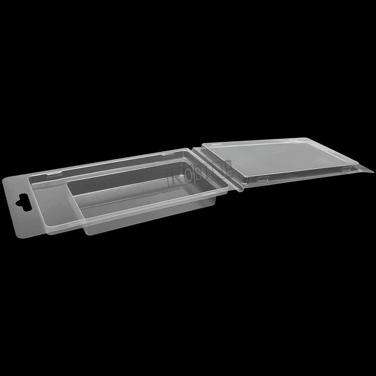 PET PVC Blister Pack Plastic Clamshell Packaging Clear Vacuum Forming Insert Trays Folding Boxes Transparent Rectangle Accept