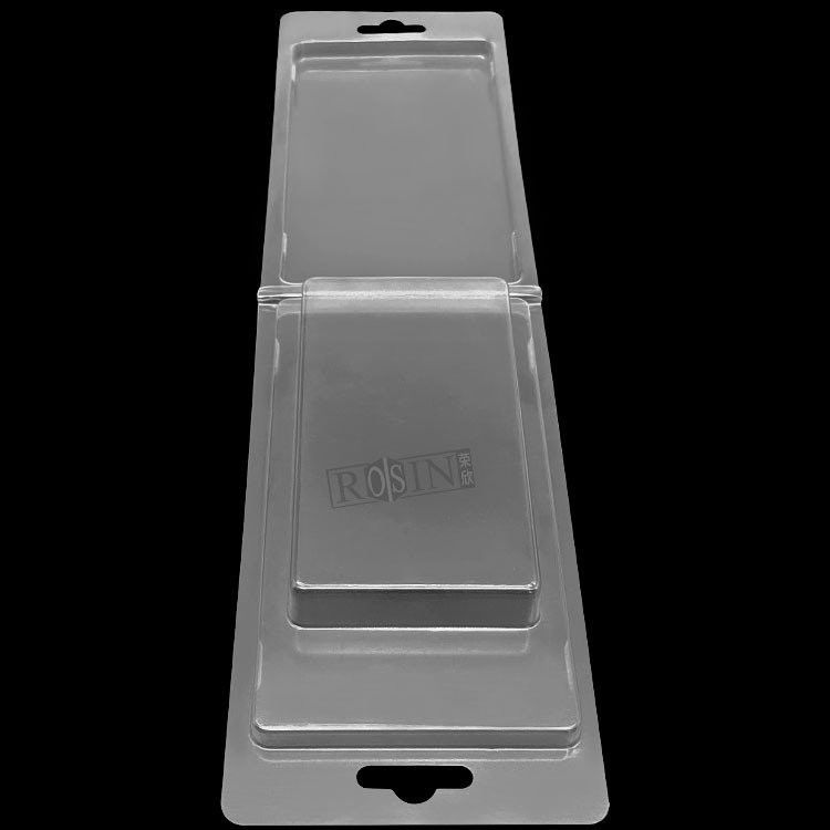 PET PVC Blister Pack Plastic Clamshell Packaging Clear Vacuum Forming Insert Trays Folding Boxes Transparent Rectangle Accept