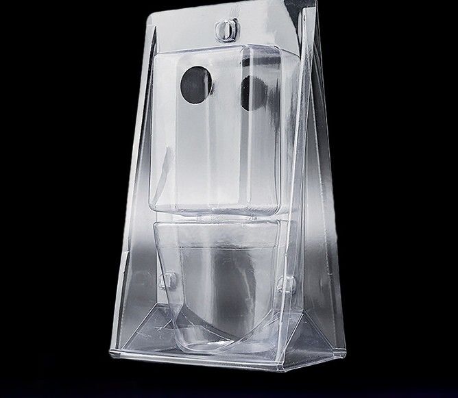 Custom Transparent Plastic Disposable Clamshell Flower Seedlings Transport Blister Pack For Flower Green Plants