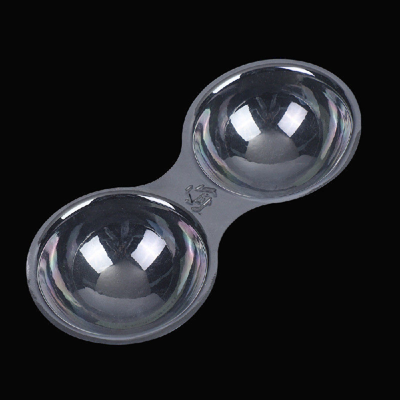 FDA Disposable Vacuum Formed Transparent Plastic PET PVC Plastic Hinge Clamshell Silicone Bra Underwear Support Packaging Tray