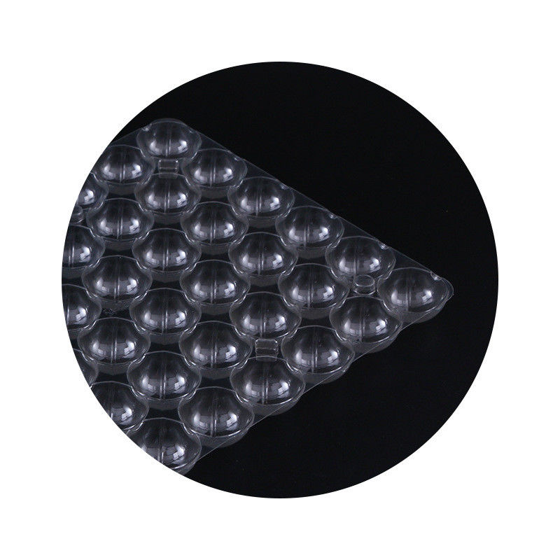 Custom Blister Transparent 54 Cavity Pet Berry Fruit Clamshell Box Disposable Yangmei Fruit Clear Plastic Container Packing Box