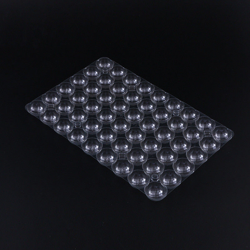Custom Blister Transparent 54 Cavity Pet Berry Fruit Clamshell Box Disposable Yangmei Fruit Clear Plastic Container Packing Box