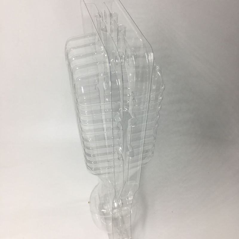 Customized Blister Clear Pet PVC Plastic Plant Clamshell Packaging Nursery Transportation Folding Box Packaging