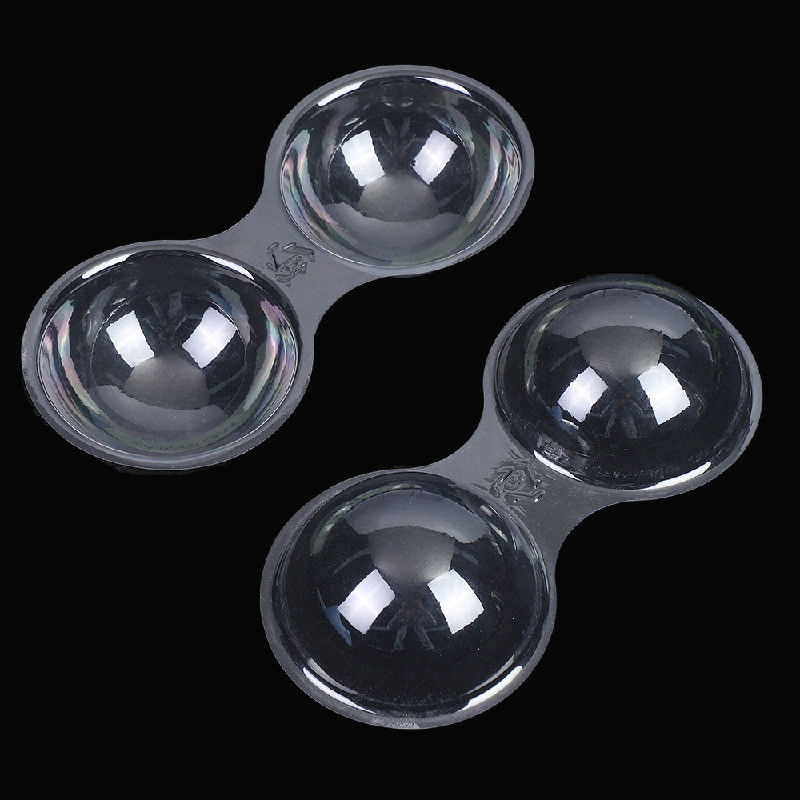 FDA Disposable Vacuum Formed Transparent Plastic PET PVC Plastic Hinge Clamshell Silicone Bra Underwear Support Packaging Tray