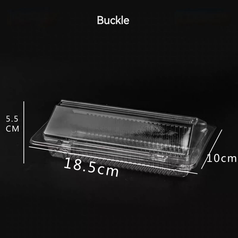 Şeffaf Sebze Kutusu Tek kullanımlık Meyve PET Kutusu Clamshell Hinge Salata Pastırma Yemek Kutusu Kapaklı Deliksiz