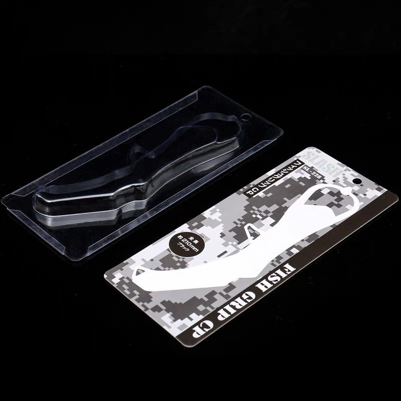 Embalaje desechable de blister personalizado Embalaje de tarjeta de diapositiva de blister Embalaje de tarjeta de blister de tres pliegues Embalaje de tarjeta de blister