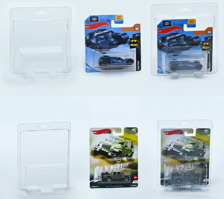 Özel Plastik Evcil hayvanlar Açık Blister Tek kullanımlık Clamshell Paketleme aksiyon figürü gösterme kağıdı koruyucu blister clamshell 3.5 için gevşek aksiyon figürleri