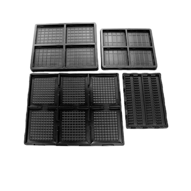 プラスチック 電子 溶接器 トレイ 黒 ESD 静止性防止 PVC ブリスター アクセサリー 梱包容器 トレイ