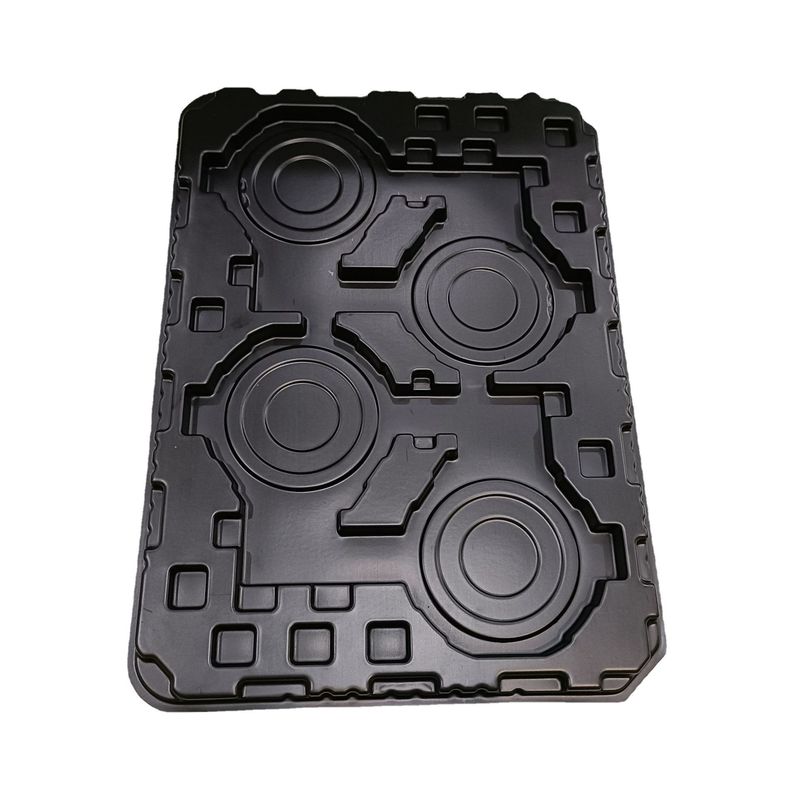 プラスチック 電子 溶接器 トレイ 黒 ESD 静止性防止 PVC ブリスター アクセサリー 梱包容器 トレイ