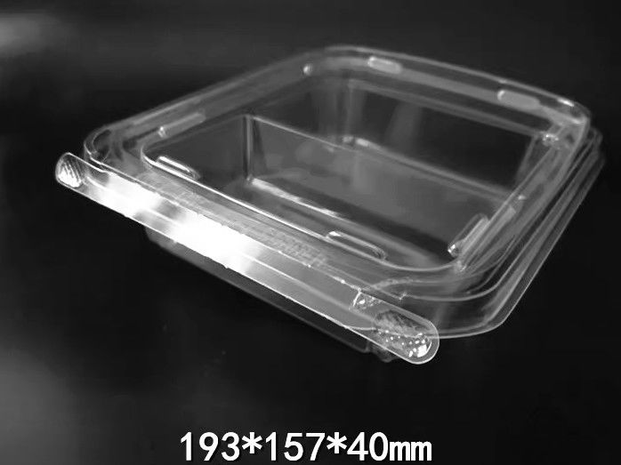 Fabrika tek kullanımlık pişmiş salata meyve kutusu açık PET fındık plastik kutusu vakum şekillendirilmiş kuru meyve kabuğu kutusu