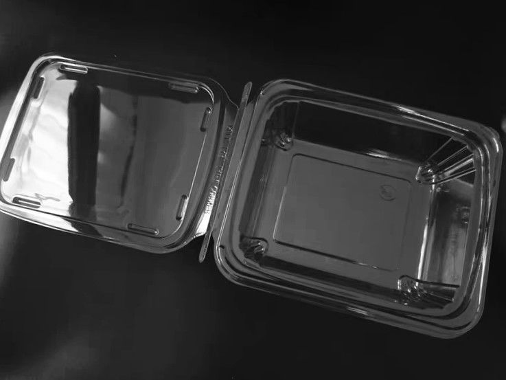 Fabrika tek kullanımlık pişmiş salata meyve kutusu açık PET fındık plastik kutusu vakum şekillendirilmiş kuru meyve kabuğu kutusu