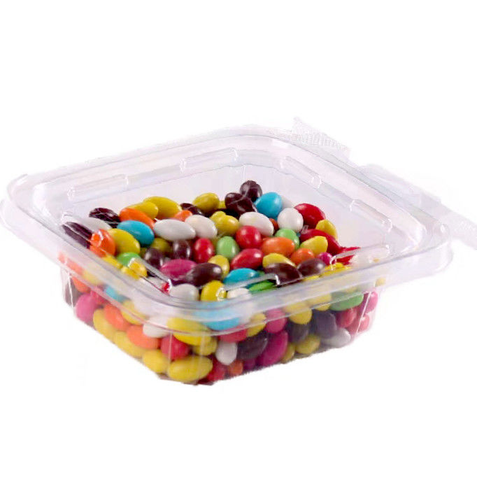 Fabrika tek kullanımlık pişmiş salata meyve kutusu açık PET fındık plastik kutusu vakum şekillendirilmiş kuru meyve kabuğu kutusu