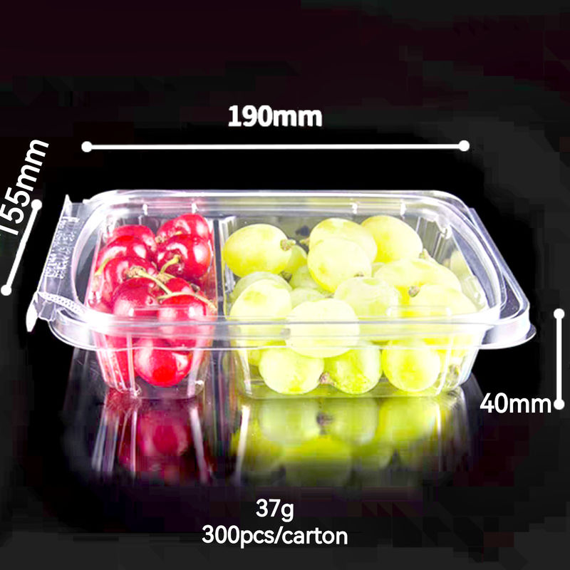 8oz 12oz 16oz 24oz 32oz 48oz Delikatessen Kutusu Açık Kapaklı Gıda Clamshell Kutusu Tek kullanımlık Meyve Paketleme Gıda Konteyneri