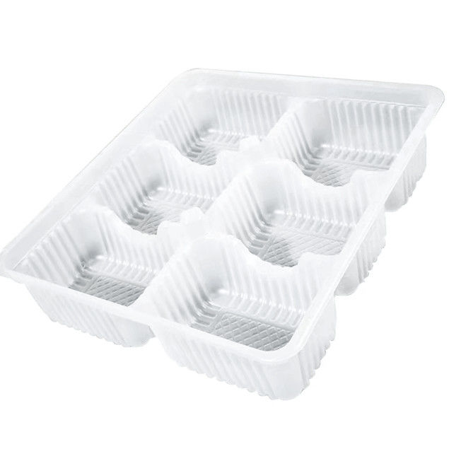 Clear Plastic Disposable Frozen Dumpling Tray PP Various Packaging 20 Packs Plastic Food Packaging Tray