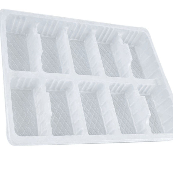 Clear Plastic Disposable Frozen Dumpling Tray PP Various Packaging 20 Packs Plastic Food Packaging Tray