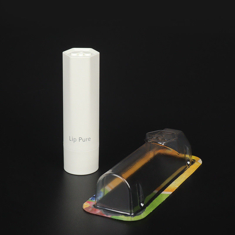 Dust-Proof Disposable PVC / PET Transparent Blister Heat Sealing Lipstick Tray Packaging