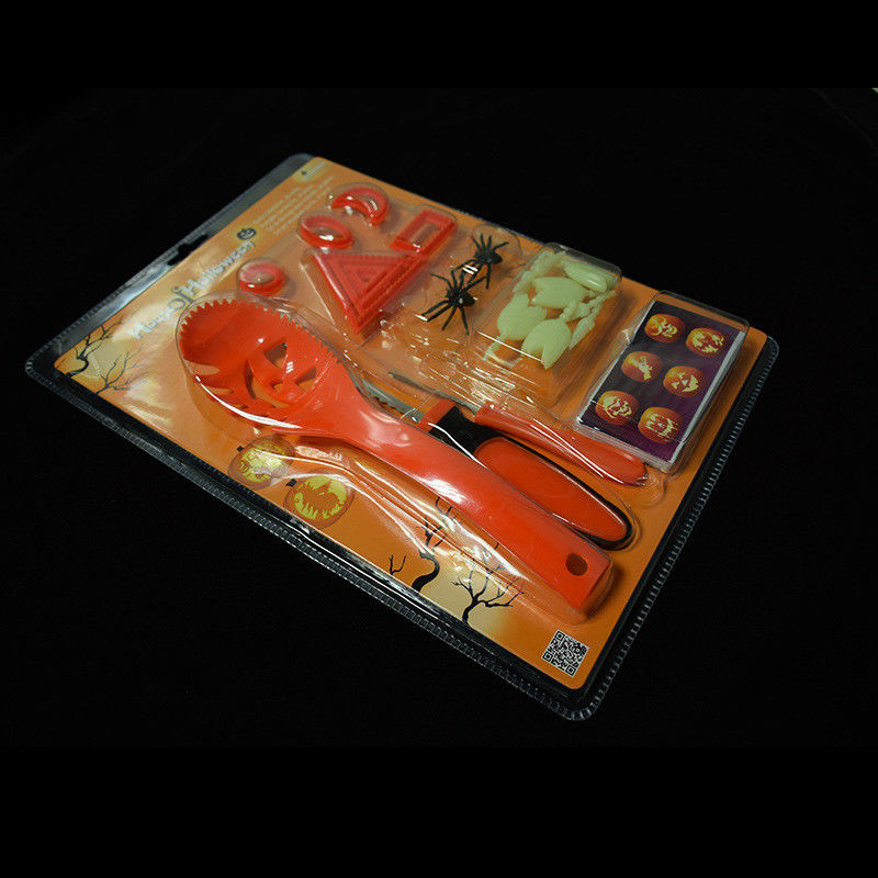 Disposable Hinge Clam PVC Transparent High Frequency Vacuum Formed Home Tool Bathroom Shower Packaging