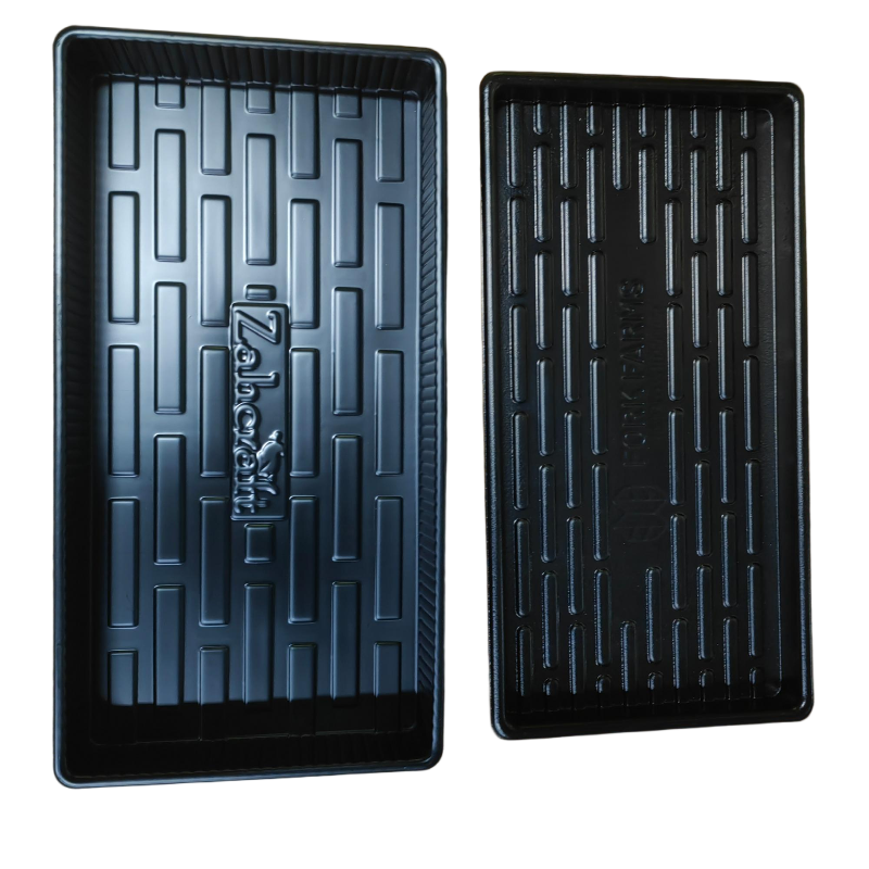 Customized reusable plastic PS black plastic greenhouse hydroponic plant planting seed water storage box