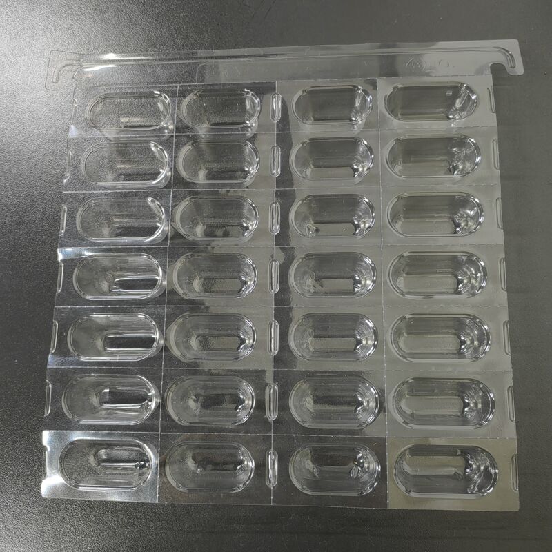 Custom Disposable transparent weekly pill blister medication tray manufacturer